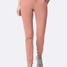 Bewakoof Pink Regular Fit Joggers-image-52