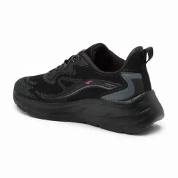 Asian Women's Black Running Shoes image 5