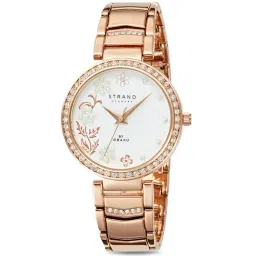 Strand By Obaku S713LHVWSV Pearl Fuschsia Analog Watch for Women-picture-11