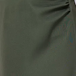 Cover Story Olive Below Knee Skirt image 5