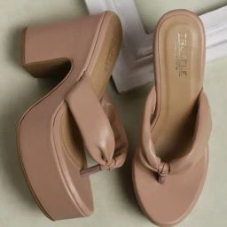 Truffle Collection Women's Nude Thong Sandals-picture-37