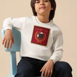 U.S. Polo Assn. Boys White Cotton Logo Sweatshirt-picture-13