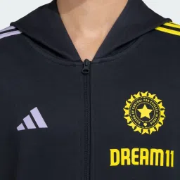 Adidas Grey Cotton Regular Fit Printed Sports Hoodie image 5