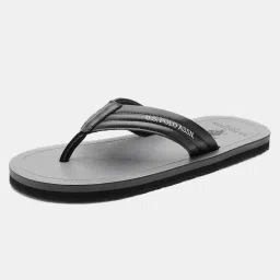 U.S. Polo Assn. Men's Black TERRY Flip Flops image 5