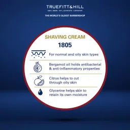 Truefitt & Hill 1805 Shave Cream Tube 75 gm for Men image 5