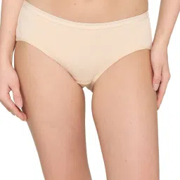 Wacoal Multi-Color Cotton Mid Waist Solid Hipster Panty (Pack of 3) image 5