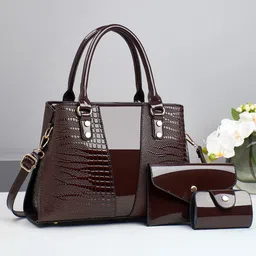 StyleCast Textured Structured Handheld Bag With Detachable Sling Strap-picture-17