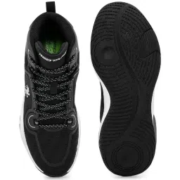 Red Tape Men's Hustle Collection Black Ankle High Sneakers image 5