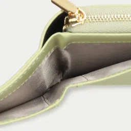 Ginger by Lifestyle Green Solid Wallet For women image 5