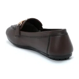 Zoom Shoes Women's Brown Casual Loafers image 5