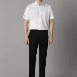 Louis Philippe Black Slim Fit Trousers image 5
