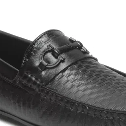 Teakwood Leathers Men's Black Casual Loafers image 5