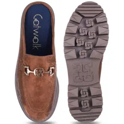 Catwalk Women's Wall St Boho Chic Metallic Mule Shoes image 4