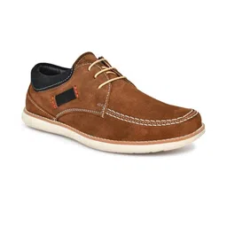 G L Trend Men Colourblocked Suede Boat Shoes-image-91