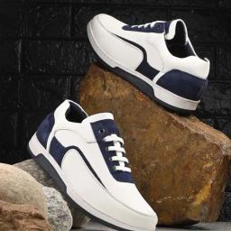 Clog London Men's White Casual Sneakers-picture-3
