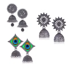 DIVASTRI Silver-Plated Alloy Earrings-picture-23