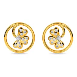 Kisna Diamond & Gold Jewellery 18k (750) Gold Kerr Earring-picture-31