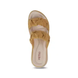 Metro Women's Yellow Casual Sandals image 4