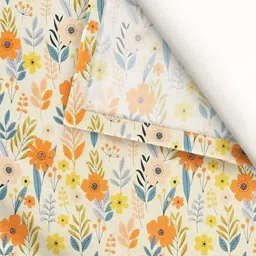 WEAVE AND DECOR Peach-Coloured 300TC Cotton Double Queen Bedsheet Set 2.28 m x 2.28 m image 4