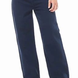 Bewakoof Blue Cotton Straight Fit Solid Jeans-picture-10