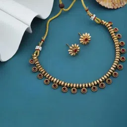 LAFORWORD Gold-Plated Pearls-Beaded Jewellery Set-picture-36