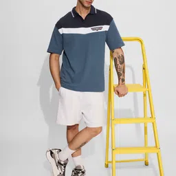 The Souled Store Men Polo Collar Pockets T-shirt image 5