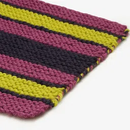 Magic Needles Unisex Multicoloured Striped Scarf image 3