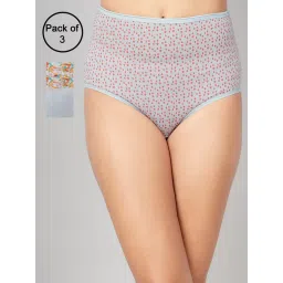 Clovia High Waist Hipster Panties Multi-Color (Pack of 3) image 1