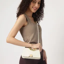 fastrack accessories Fastrack Plain White Sling Bag image 1