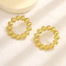 MEENAZ Circular Studs Earrings image 4