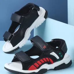 Cute Walk by Babyhug Sandals With Velcro Closure - Black-picture-22