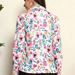 BAESD Printed Notched Lapel Blazers image 3