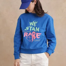 RAREISM Women Printed Pullover Sweatshirt-image-81