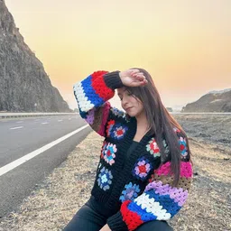 Sugercandy Women Self Design Embroidered Woollen-image-13