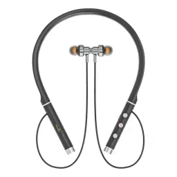 Voods Black Max Wireless Bluetooth Neckband Earphones with ANC-image-34