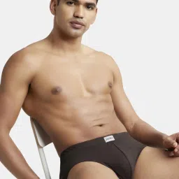 Jockey 8035 Men's Super Combed Cotton Solid Poco Brief (Pack of 3) image 5