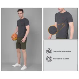 Force NXT Cherry Red & Malibu Blue Cotton Regular Fit Printed T-Shirt - Pack Of 2 image 5