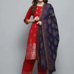 Monte Carlo Women's Multi Color Self Design Shawl-picture-33