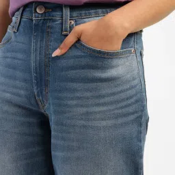 Levi's Blue Relaxed Fit High Rise Jeans image 5