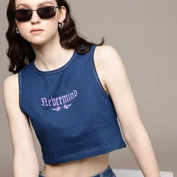 The Roadster Life Co. Typography Printed Slim Fit T-shirt-image-90