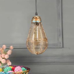 DecorativeRay Gold Iron Ceiling Light - Set of 1-picture-8