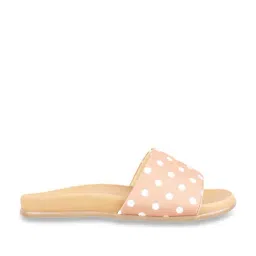 Mochi Women's Tan Slides-image-24
