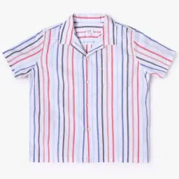 GAP Boys Multi Relaxed Fit Striped Short Sleeves Shirt-picture-38
