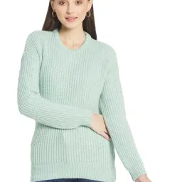 METTLE Mint Green Ribbed Pullover-picture-18