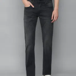 Louis Philippe Jeans Grey Cotton Slim Fit Jeans-picture-25