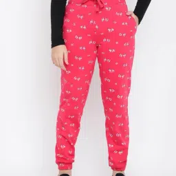 Lil Tomatoes Kids Pink Printed Joggers-picture-40
