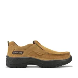 Woodland Men's Camel Slip On Shoes image 2