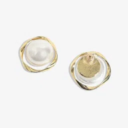 Sohi goldplated studs for women image 5