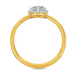 Kisna Diamond & Gold Jewellery Reilly 14k (585) Diamond & Gold Ring For Women image 5