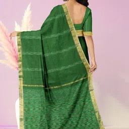 The Chennai Silks Woven Design Zari Pure Cotton Pochampally Saree image 2